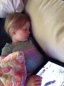 Thankfully, so was this one.  She slept through her 8736 viewing of Frozen.