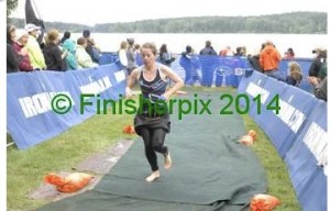 For a girl who can't wait to get out of the water, you'd think I'd look a little happier.