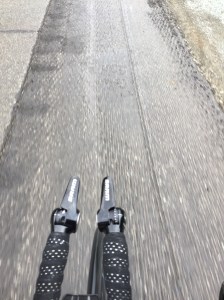 I hear the roads in Austin are bumpy. Getting a head start.